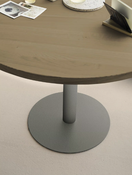 #33 - Round oak table top by Devina Nais - view 3
